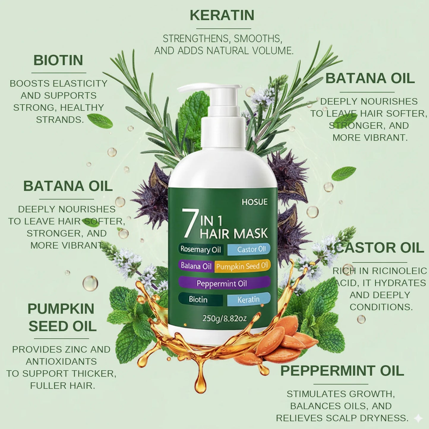Laniska Nourish Hair Mask Deep Hydration Frizz Control