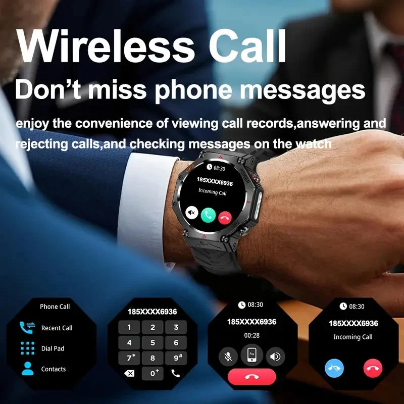 SENBONO GPS Smartwatch for Men Built In GPS And AI
