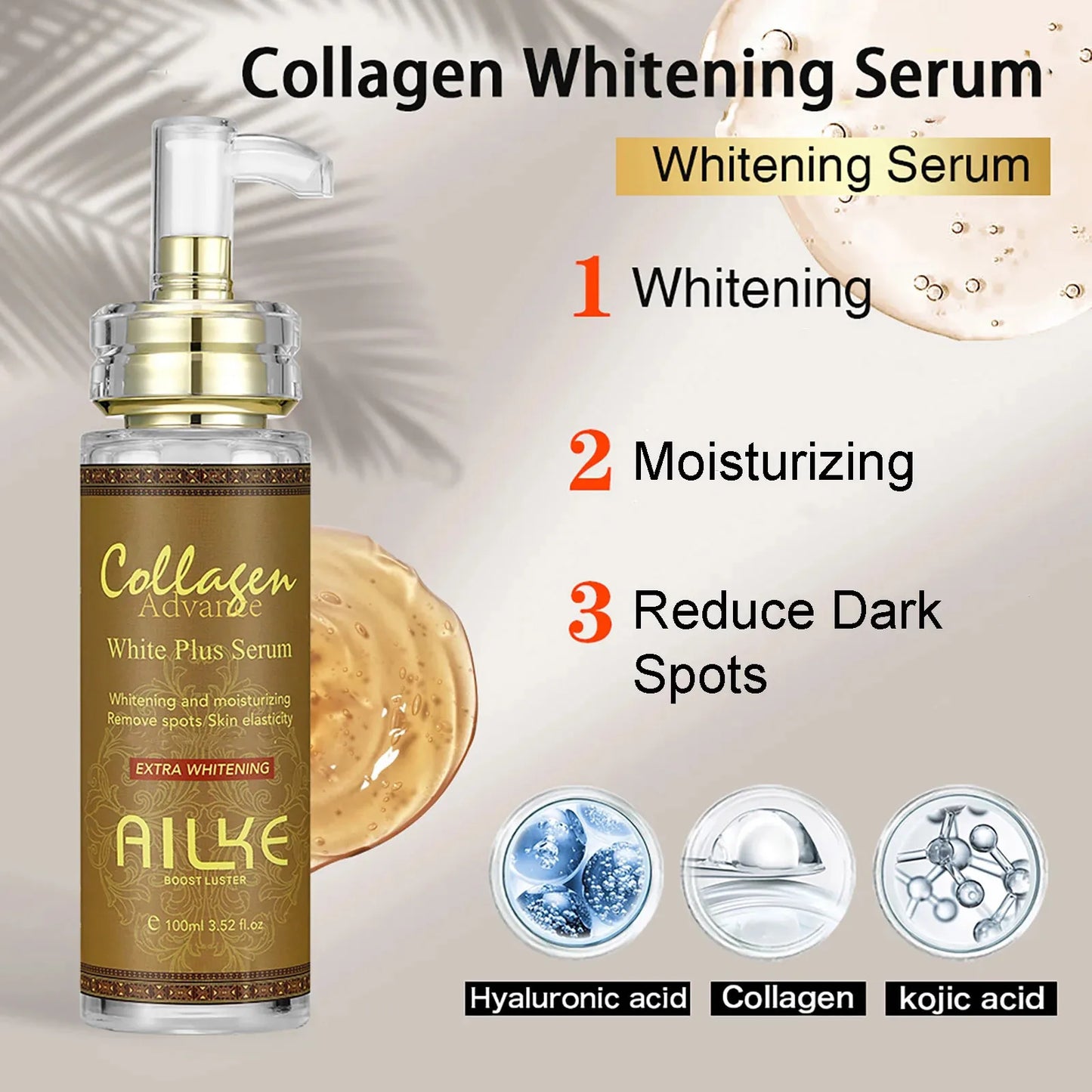 AILKE Collagen Skin Care Kit Whitening Dark Spot Corrector