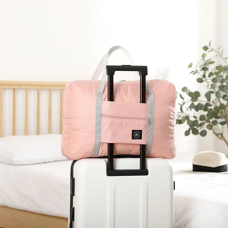 Foldable Travel Duffel Bag Carry On For Women Large Capacity