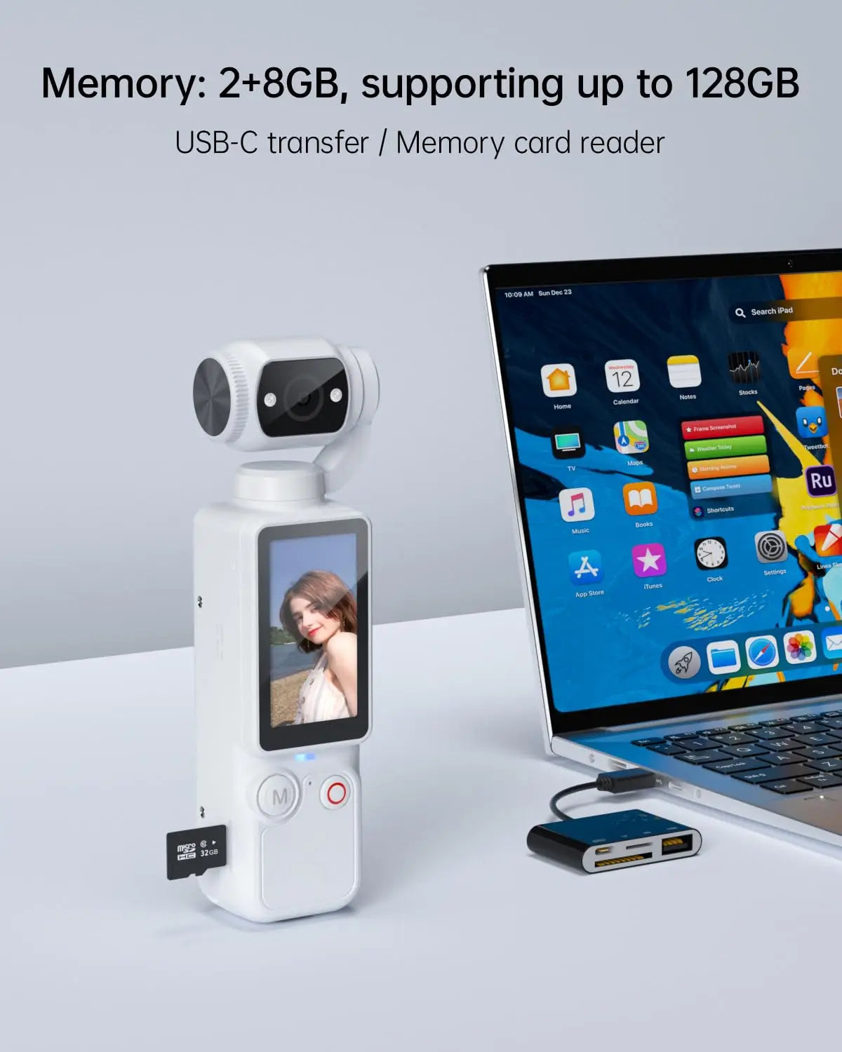 WO Portable 1MP Digital Camera 4K Video And 16X Zoom