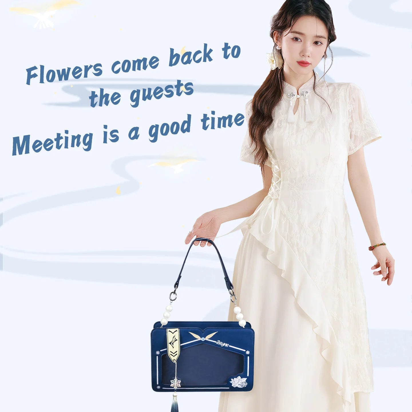 Kabaqoo Love And Deepspace Shoulder Bag Women Embroidered