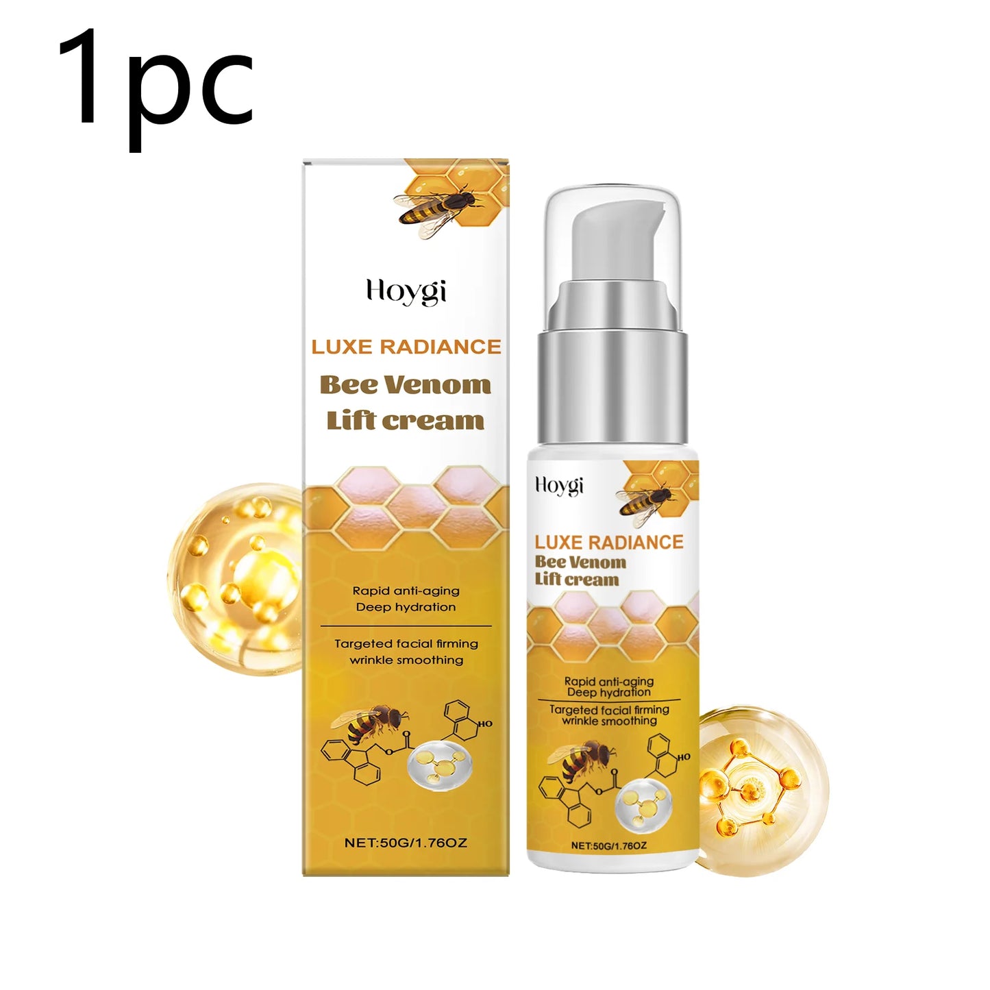 Hoygi Bee Venom Cream Instant Lifting Tightening And Wrinkle Reduction