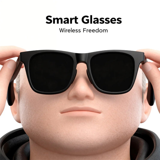 CHOTOG D11 Plus AI Smart Glasses With Video Recorder Bluetooth