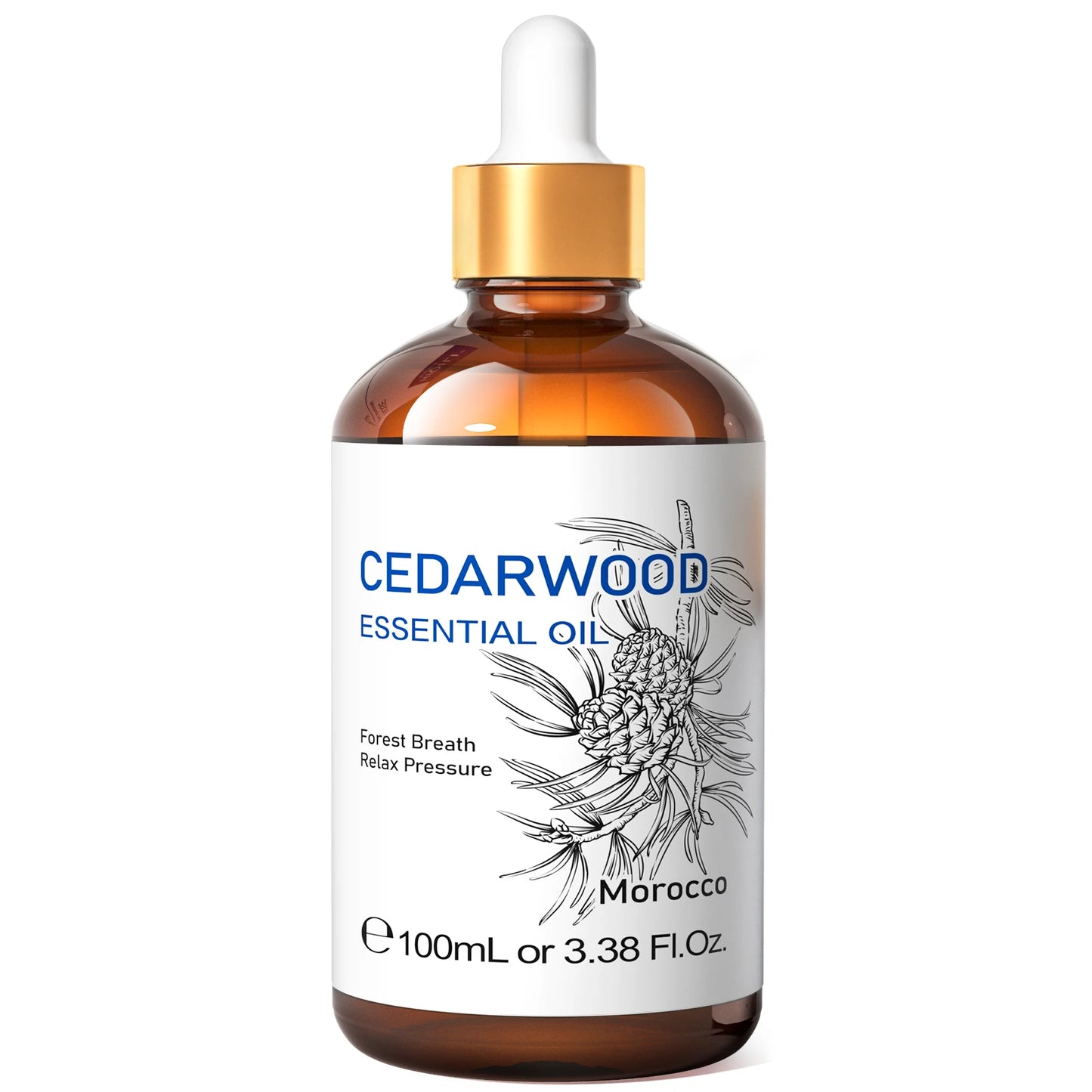 HIQILI Cedarwood Essential Oil Pure For Diffuser And Humidifier