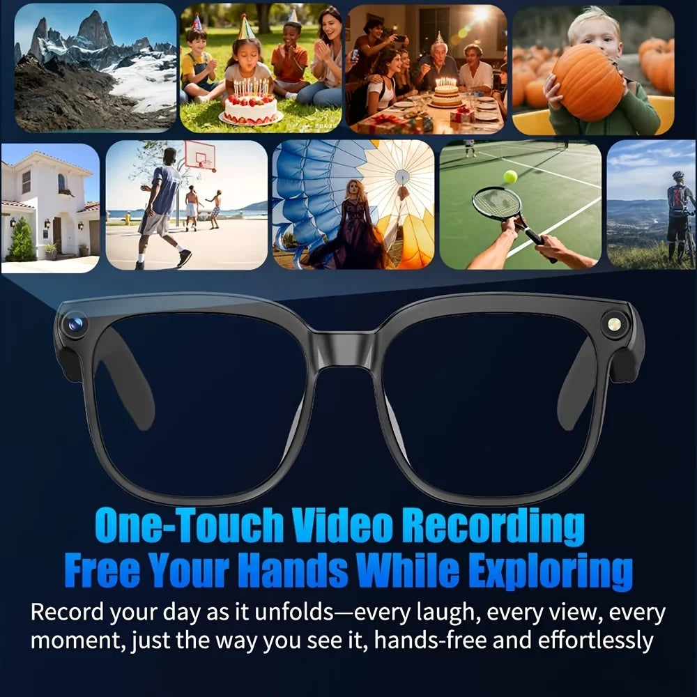 Giinova AI Smart Video Glasses 8MP Camera And 4K Recording