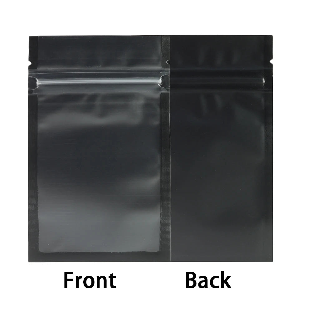 VoluPack Resealable Zip Lock Bags Heat Sealable Pouches Frosted Window