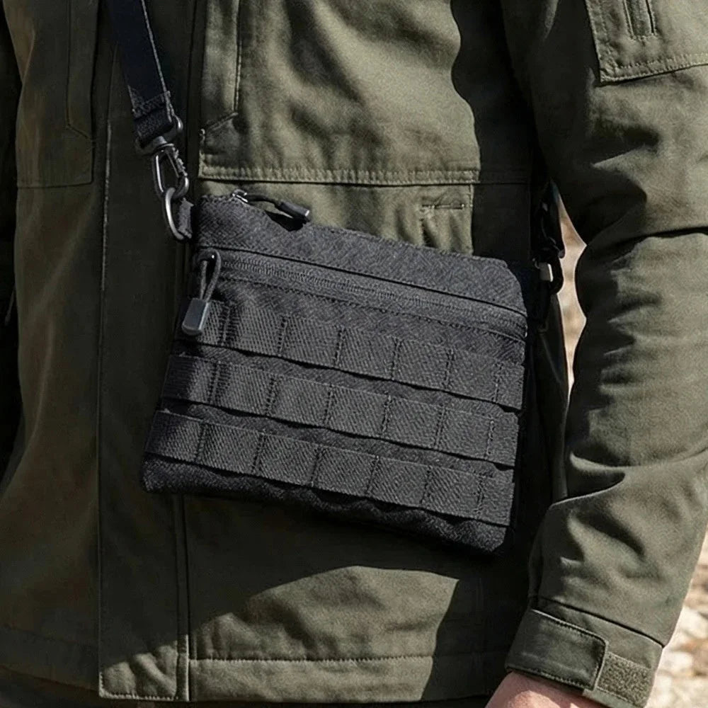 Nyxia Tactical Molle Crossbody Bag 600D Nylon Chest Pouch