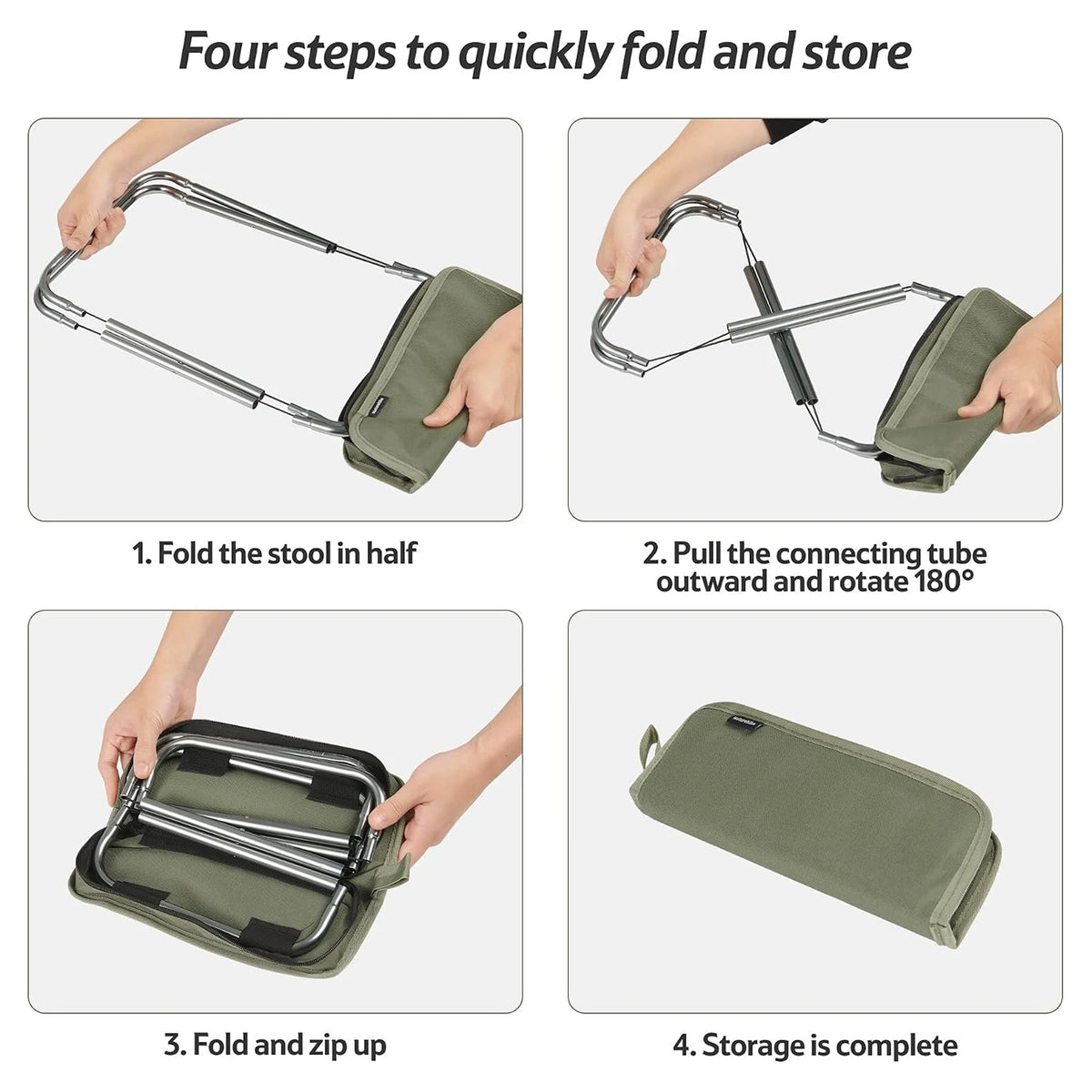 Naturehike Folding Stool Portable Lightweight Outdoor Travel Seat