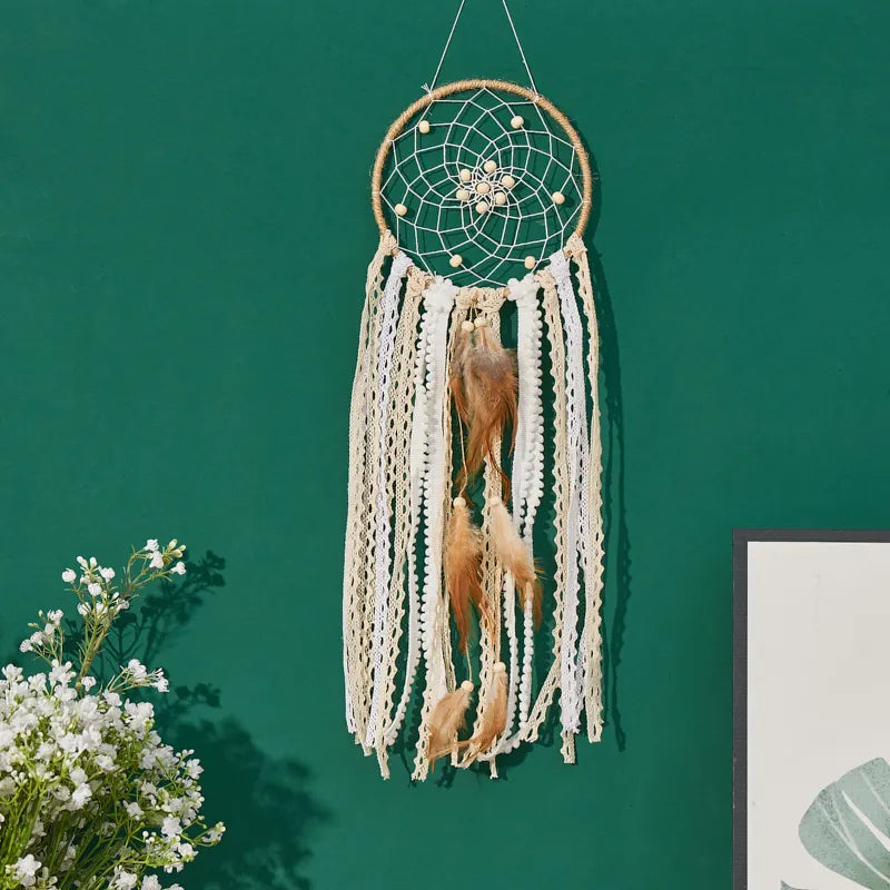Bohemian Moon And Sun Dream Catcher Wall Decoration