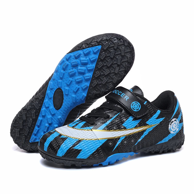 Sxfdneay Youth Soccer Shoes TF Athletic Football Boots