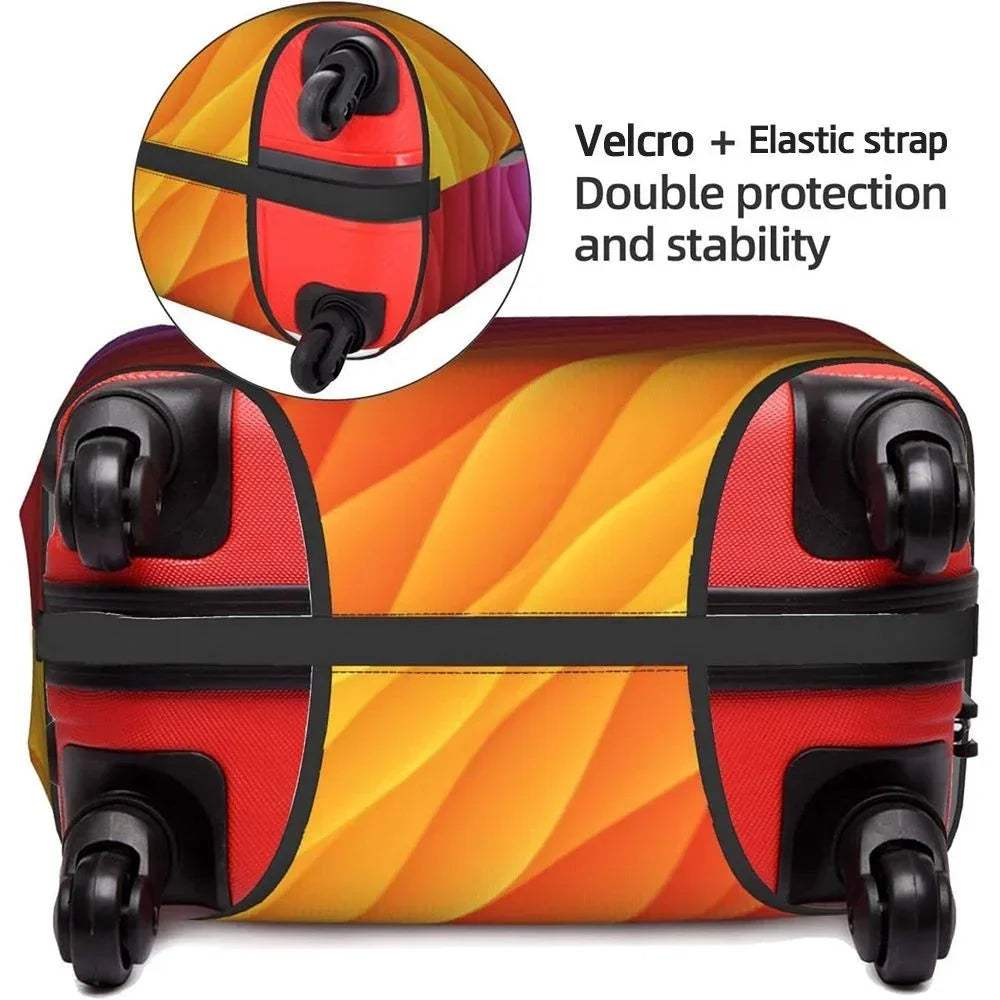 Stretch Luggage Cover Protector Elastic Fabric Fits Suitcases
