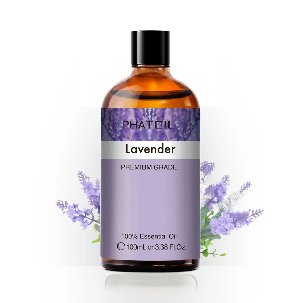 PHATOIL Pure Natural Essential Oils Set Rose Orange Lemon Lavender