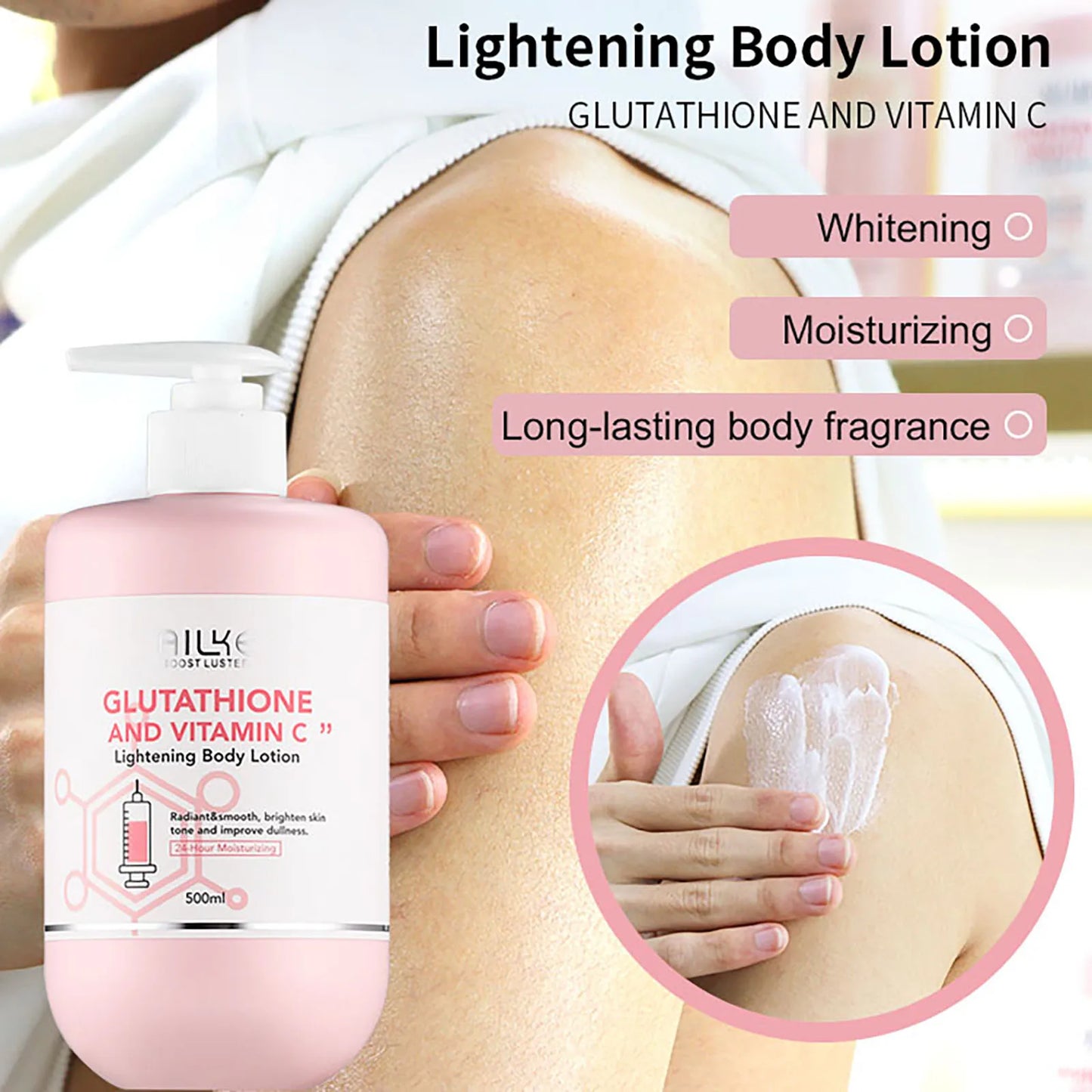 AILKE Vitamin C And Glutathione Brightening Body Lotion