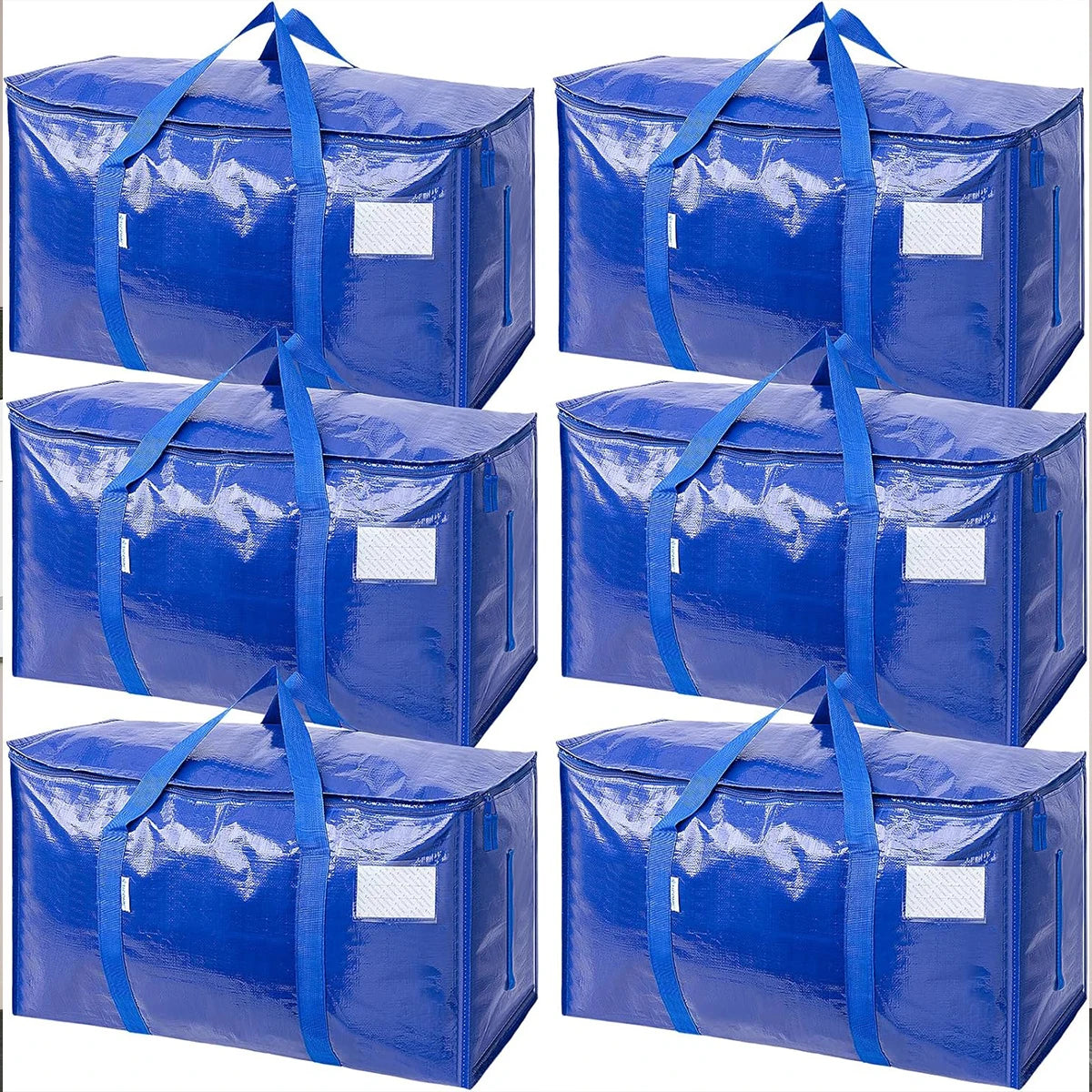 2 Pack Extra Large Moving Bags With Zippers And Handles