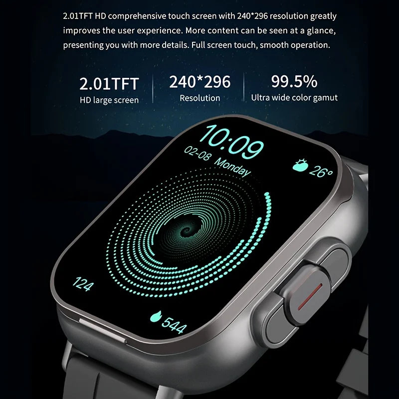 ERUN Smartwatch With Wireless Earbuds And Fitness Tracking