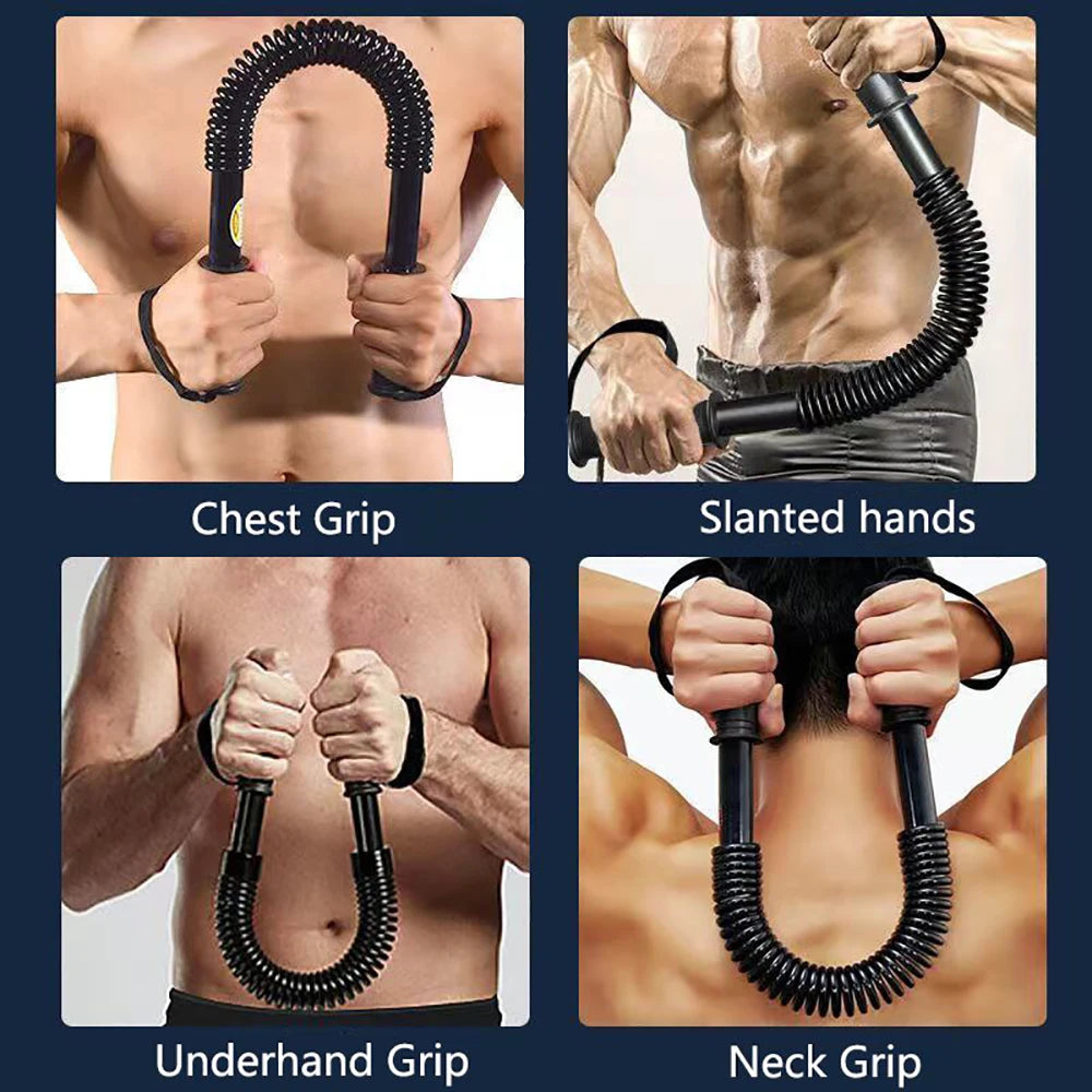 Spring Arm Strength Bar For Arm And Chest Training