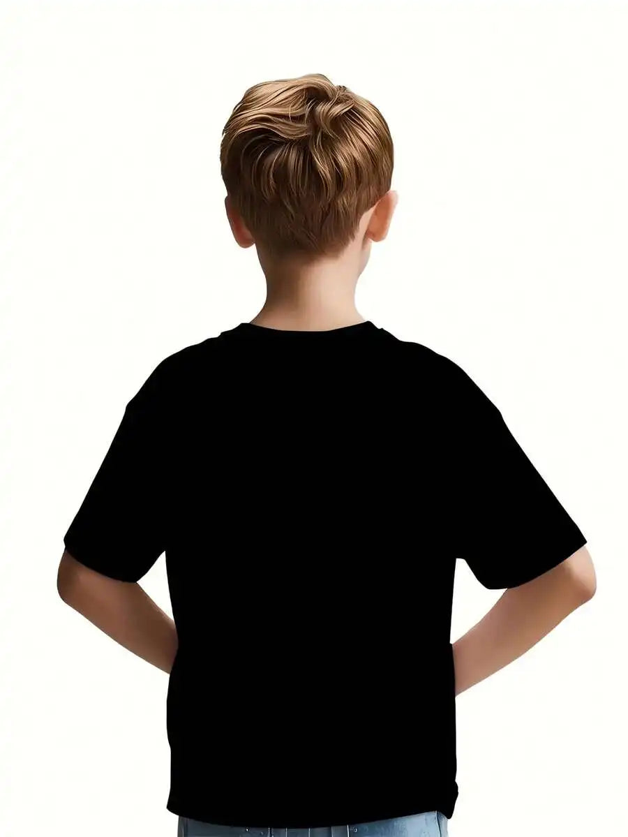 Boys Girls Patriotic Baseball Ice Cream 4th July Cotton T-Shirt