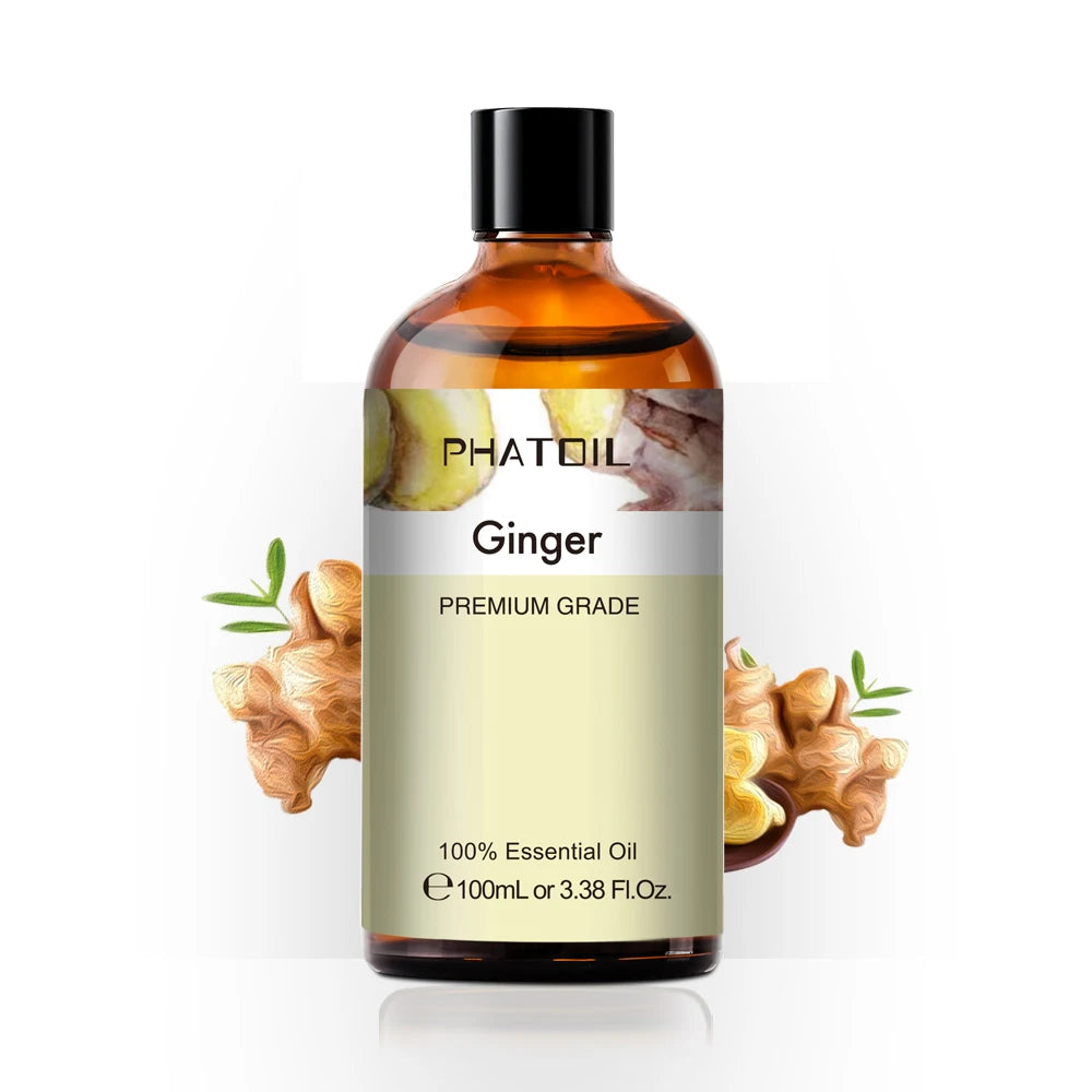 PHATOIL Pure Natural Essential Oils Set Rose Orange Lemon Lavender