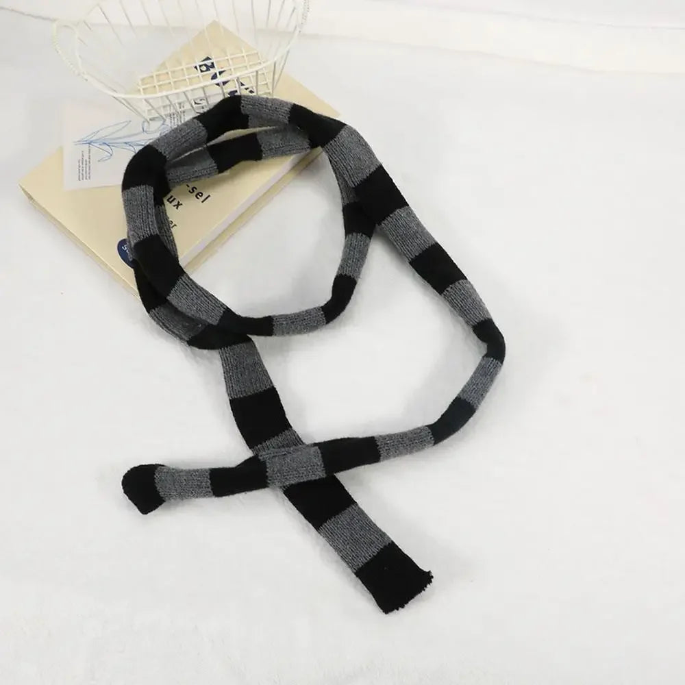 YJSFG HOUSE Harajuku Cotton Scarf Neckerchief Long Streetwear
