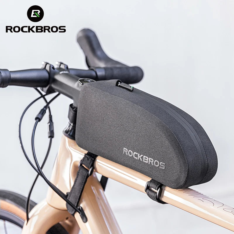 ROCKBROS Top Tube Bag Waterproof Hard Shell Large Capacity