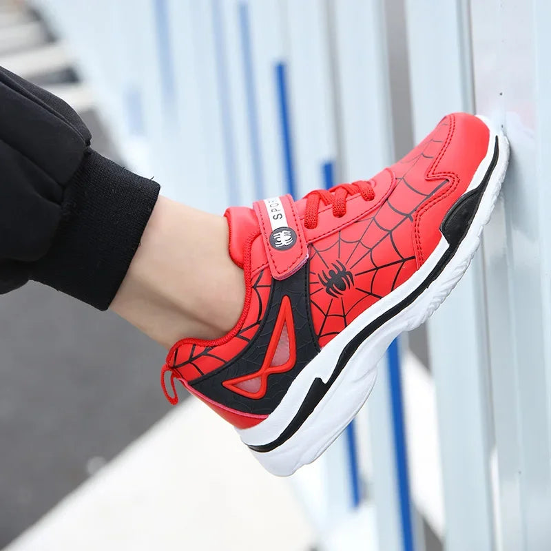 Breathable PU Leather Boys Casual Sports Sneakers For Kids