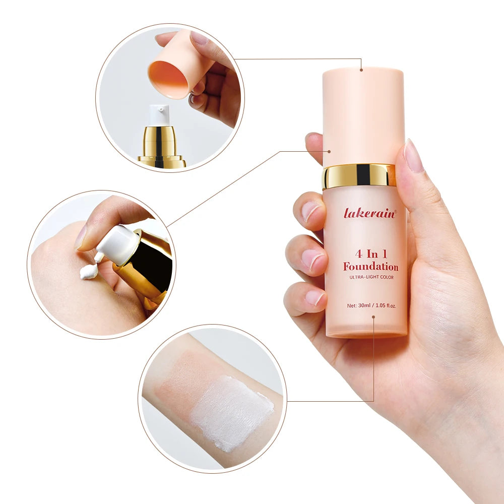 Ibcccndc 4In1 Color Changing Foundation Hydrating Full Coverage Primer