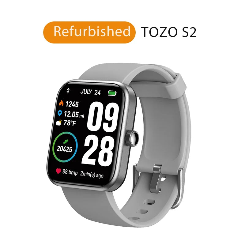 Tozo S2 Smartwatch With Alexa And Waterproof Fitness Tracking