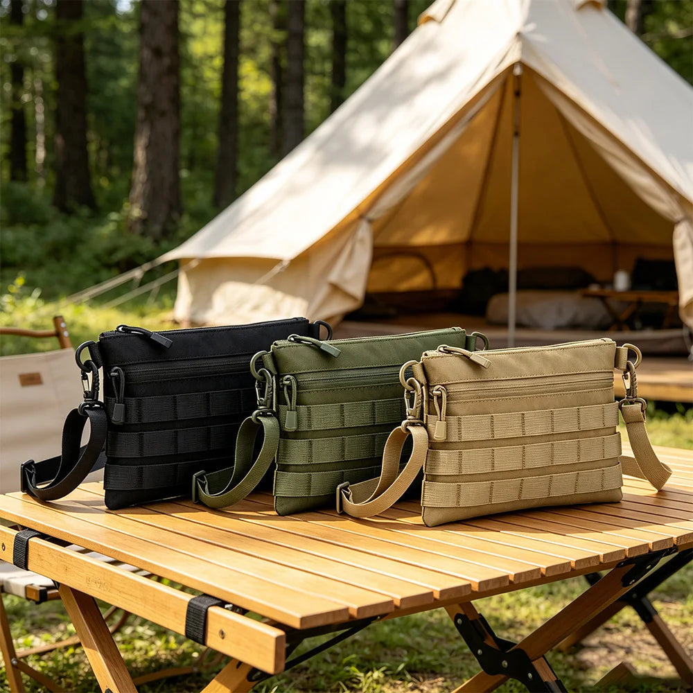 Nyxia Tactical Molle Crossbody Bag 600D Nylon Chest Pouch