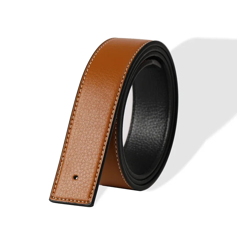 PU Leather No Buckle Belt Casual Style For Everyday Wear