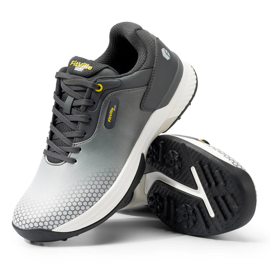 FitVille Wide Mens Golf Shoes Non Slip Comfort Swollen Feet