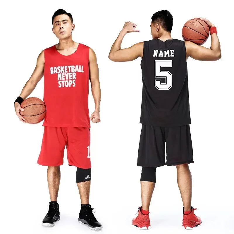Jianfei Personalized Reversible Basketball Jersey Training Uniform