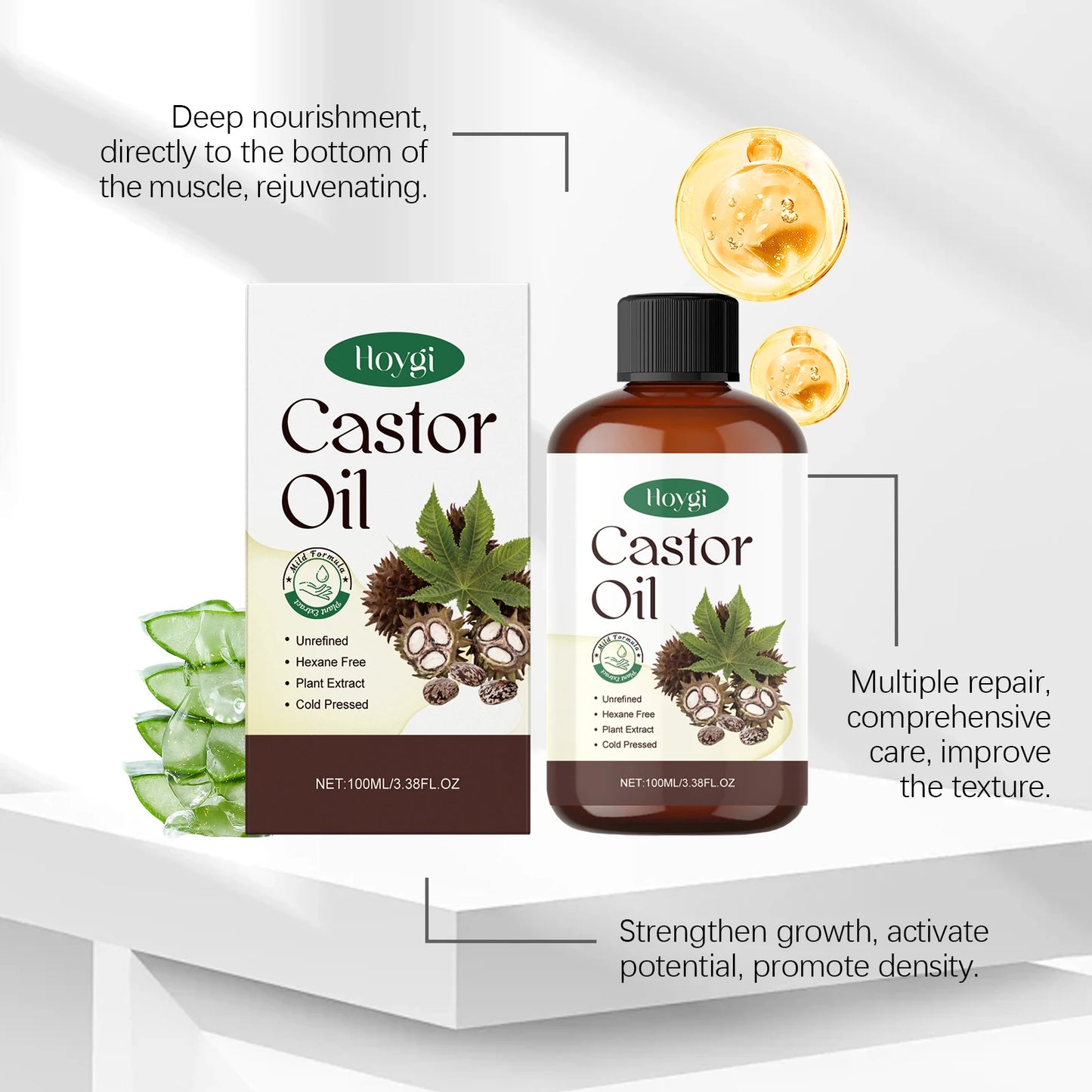 Castor Oil Body Care Oil Nourishing Skin And Scalp