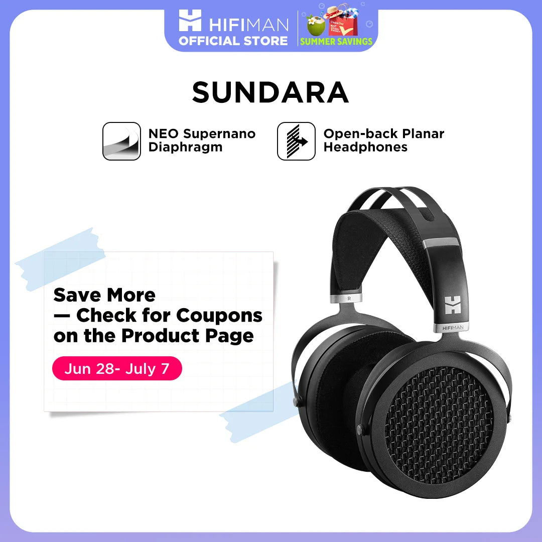 HIFIMAN Sundara Open-Back Planar Magnetic Headphones