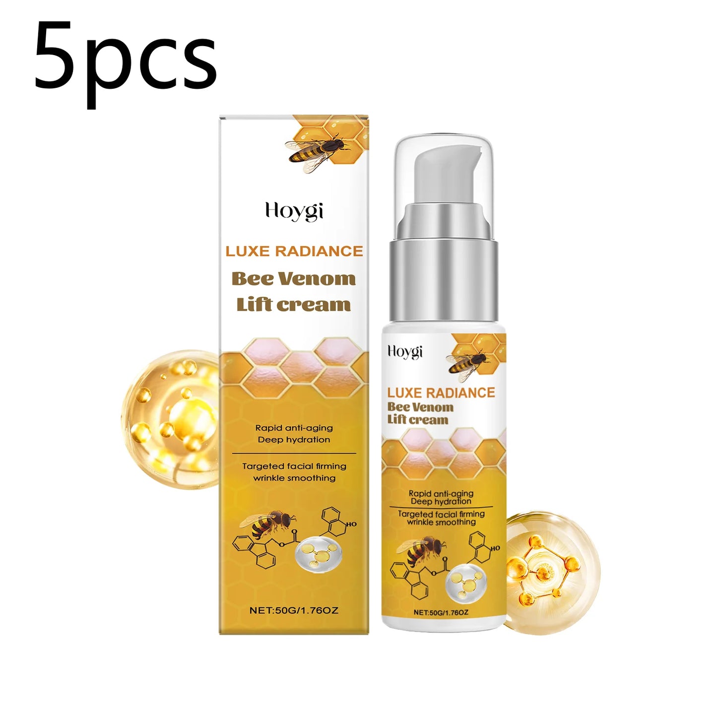 Hoygi Bee Venom Cream Instant Lifting Tightening And Wrinkle Reduction