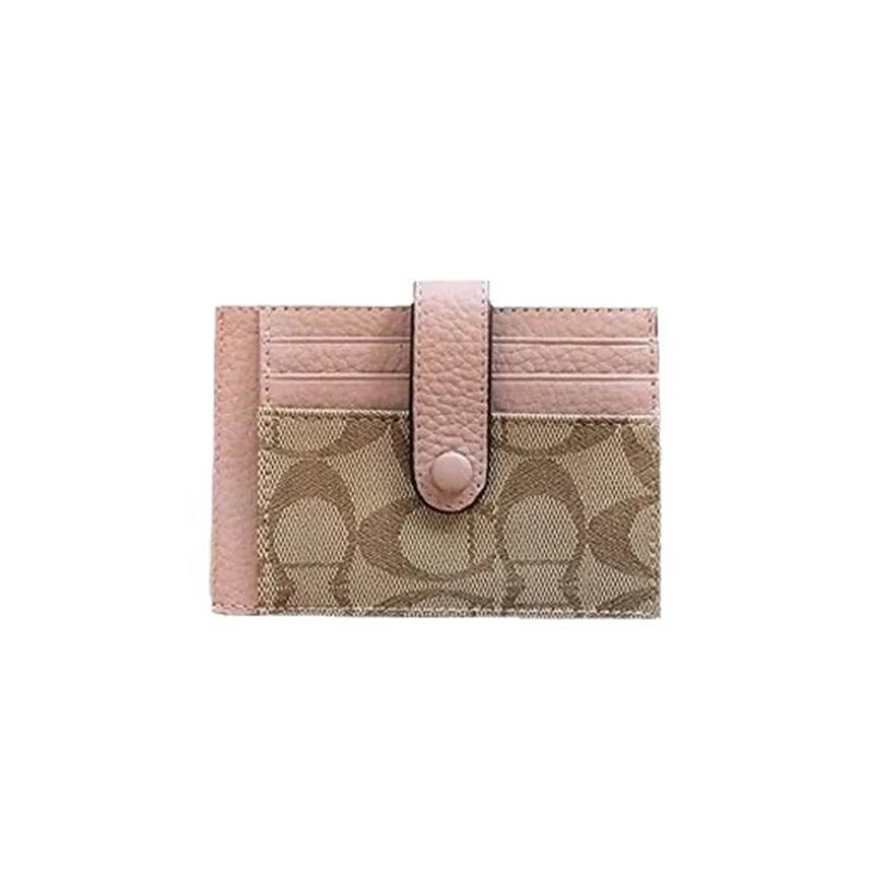 Saint Bos Ultra Thin Monogram Card Holder Wallet Compact