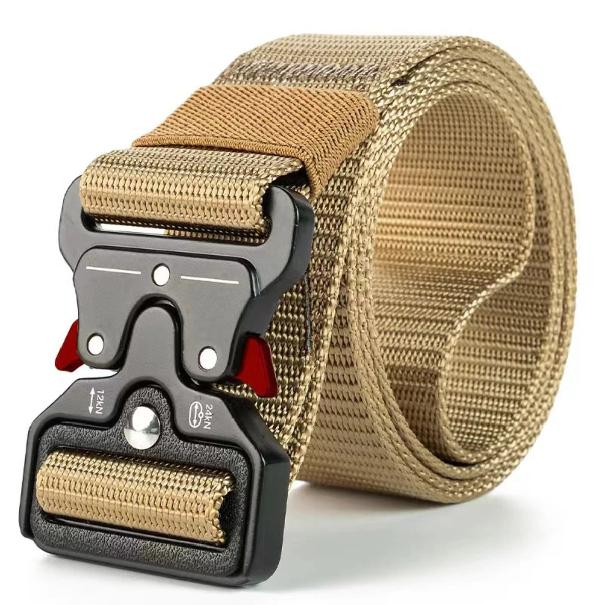 Canvas Tactical Belt Unisex Military Style for Outdoor Use
