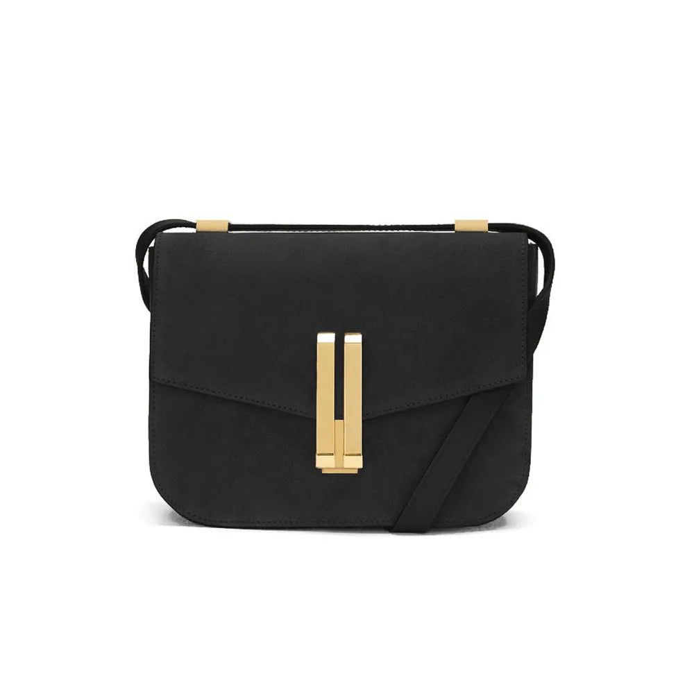 Vancouver Style Leather Crossbody Bag For Women Minimalist Flap Purse