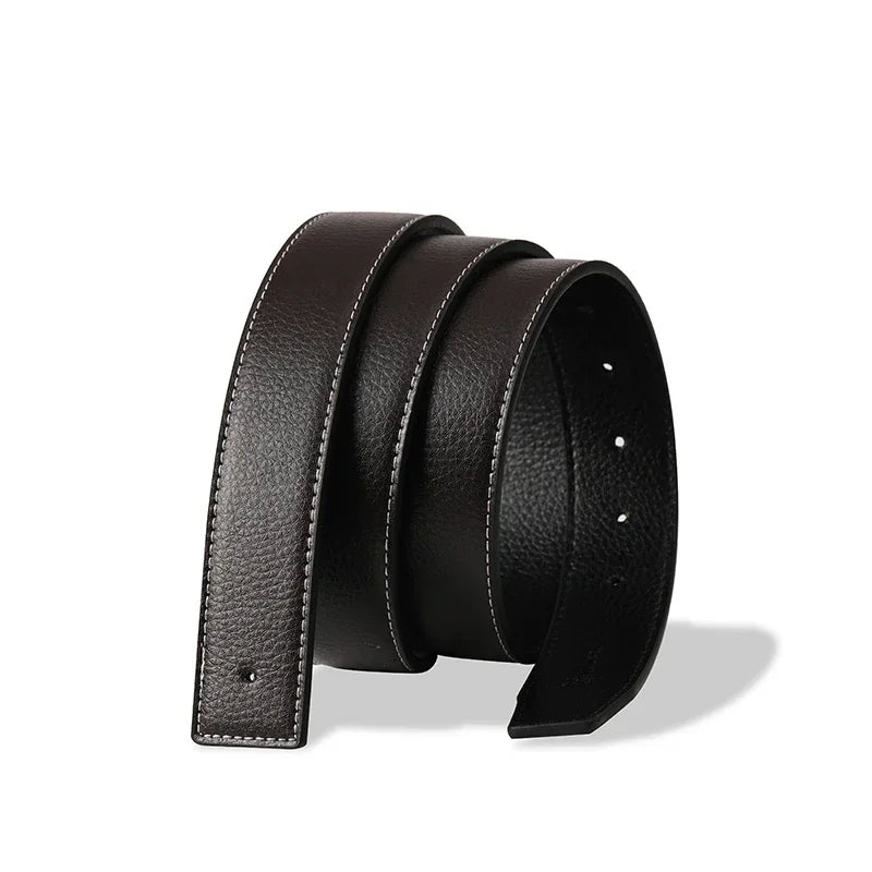 PU Leather No Buckle Belt Casual Style For Everyday Wear