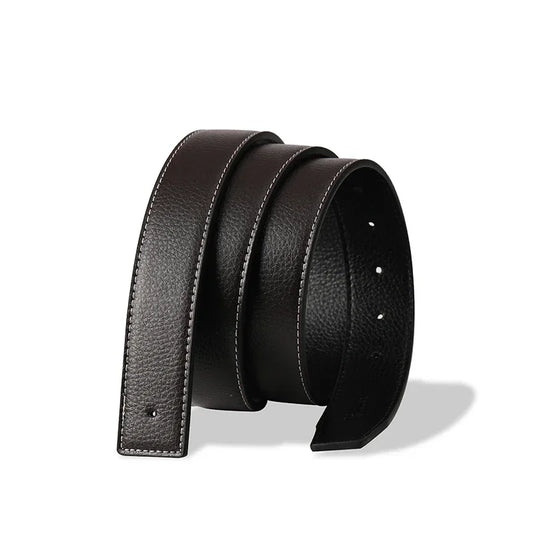PU Leather No Buckle Belt Casual Style For Everyday Wear