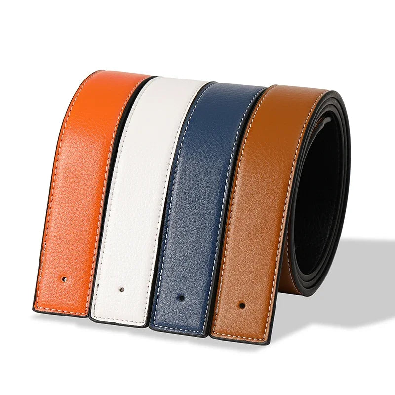 PU Leather No Buckle Belt Casual Style For Everyday Wear