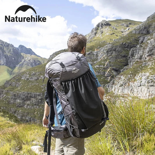 Naturehike Rock Outdoor Backpack Capacity Hiking Pack Rain Cover