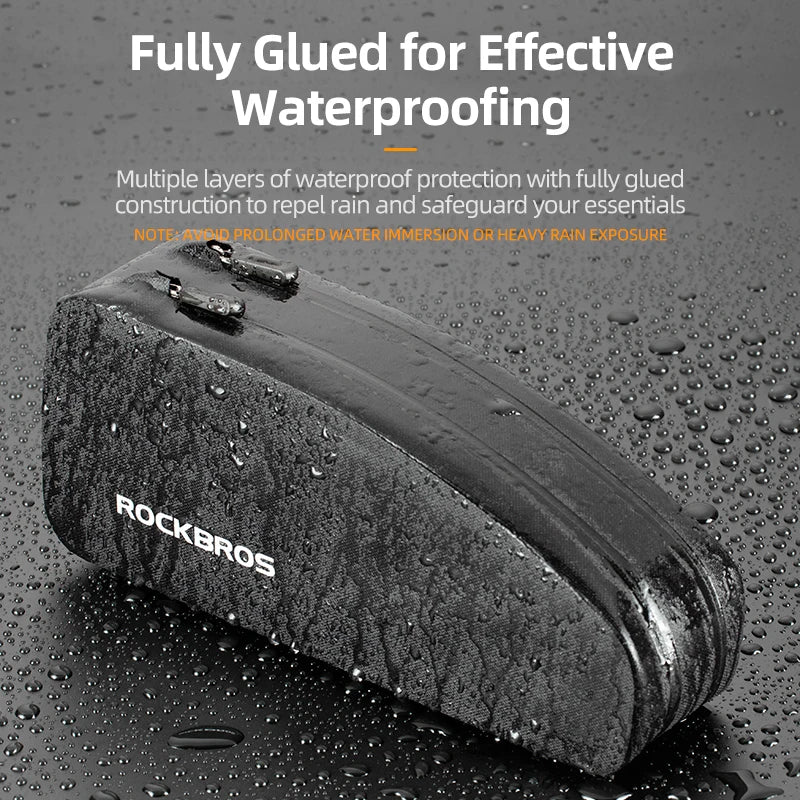ROCKBROS Top Tube Bag Waterproof Hard Shell Large Capacity