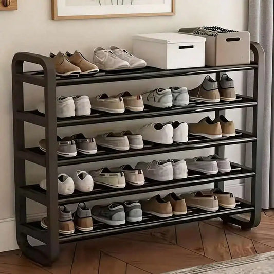 Space Saving 5 Tier Shoe Rack Standing Organizer For Entryway