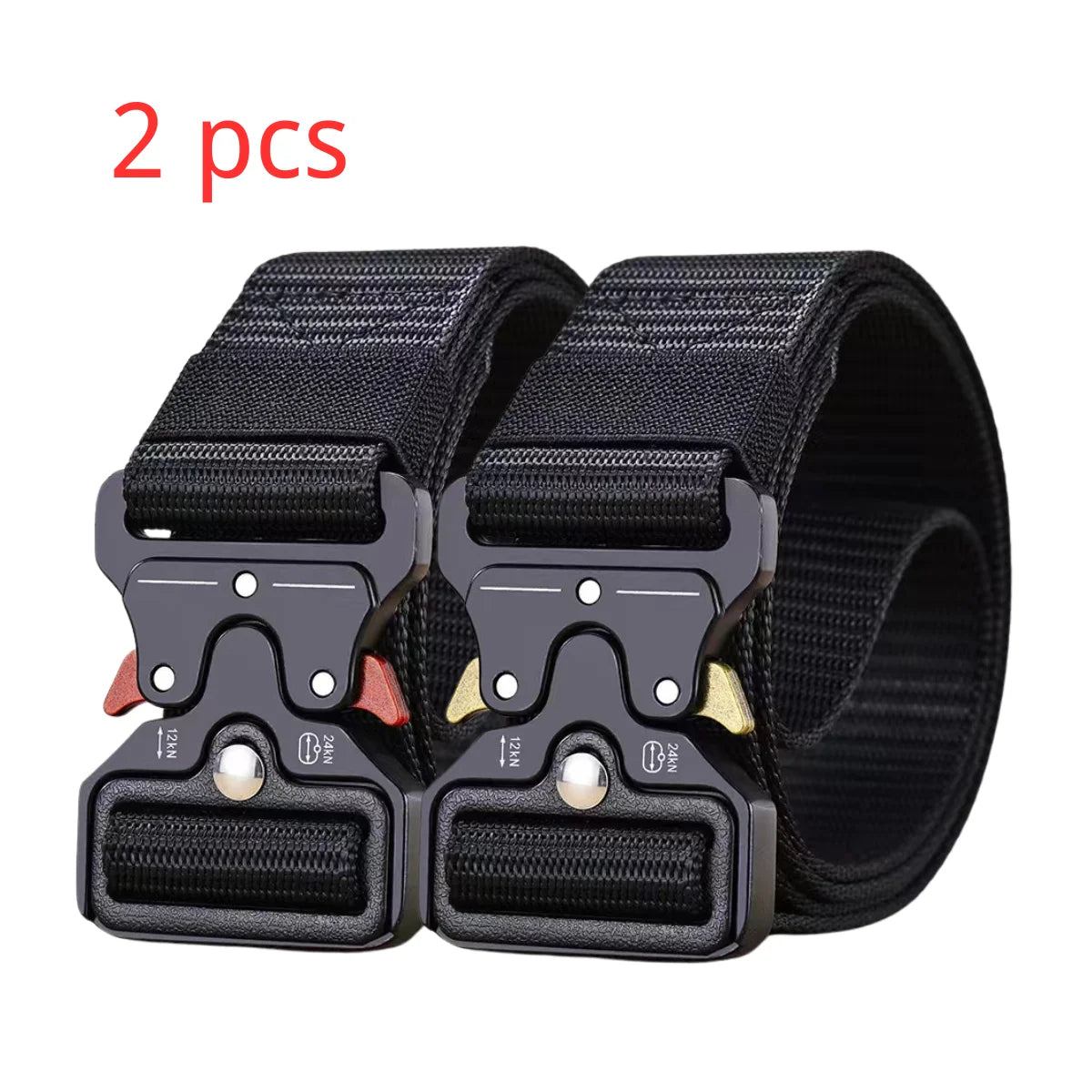 Canvas Tactical Belt Unisex Military Style for Outdoor Use
