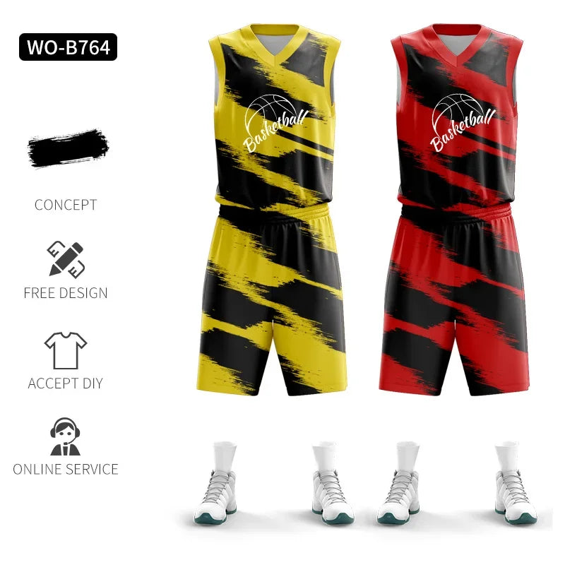 Jianfei Personalized Reversible Basketball Jersey Training Uniform