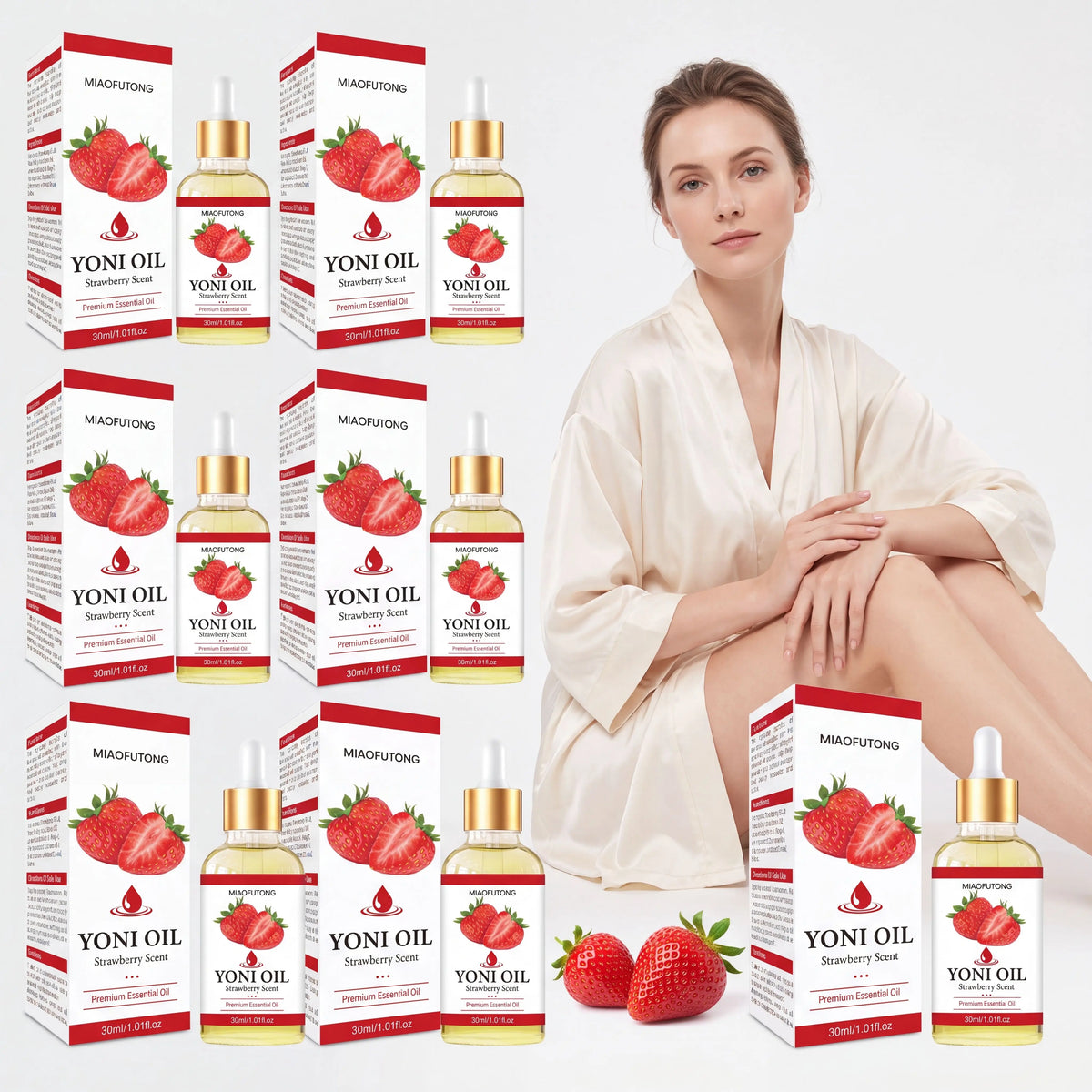 Zudaifu Strawberry Scented Intimate Care Oil For Women