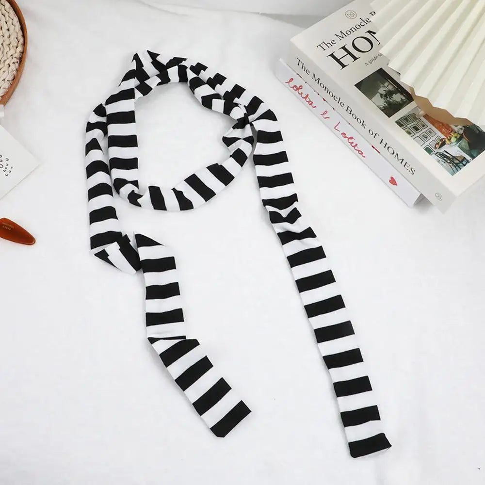 YJSFG HOUSE Harajuku Cotton Scarf Neckerchief Long Streetwear