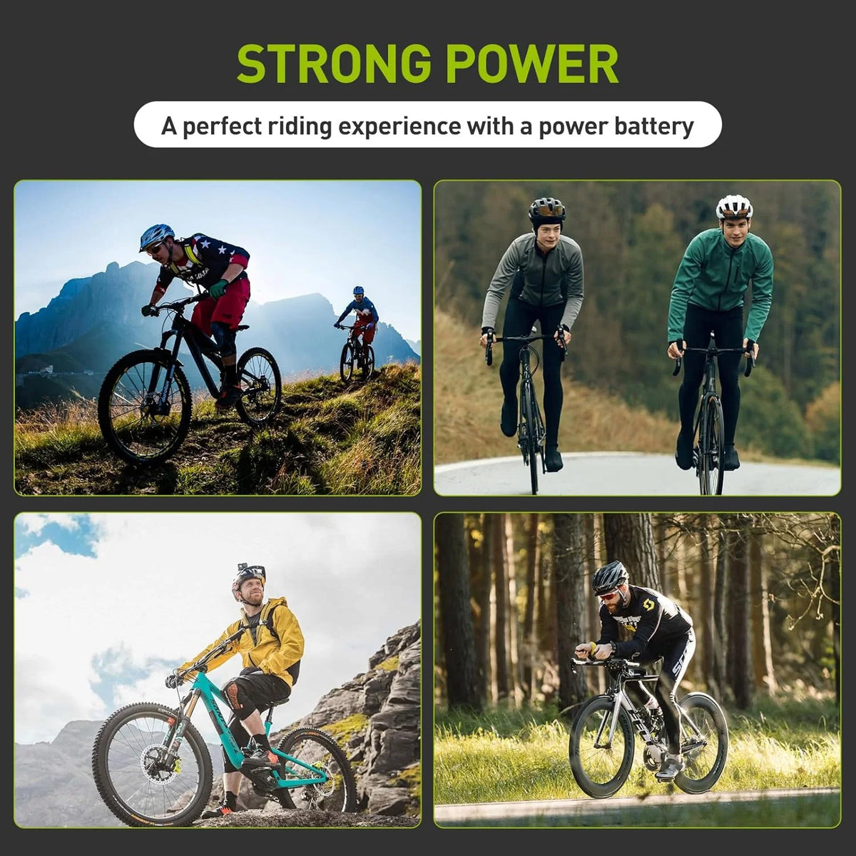 Aleaivy Hailong 36V Ebike Battery 10Ah 15Ah 20Ah Li Ion