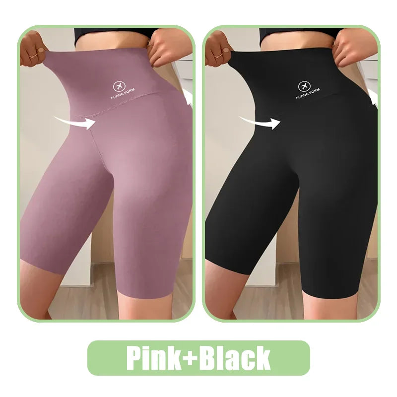 Women's Yoga Shorts High Waist Push Up Gym Fitness